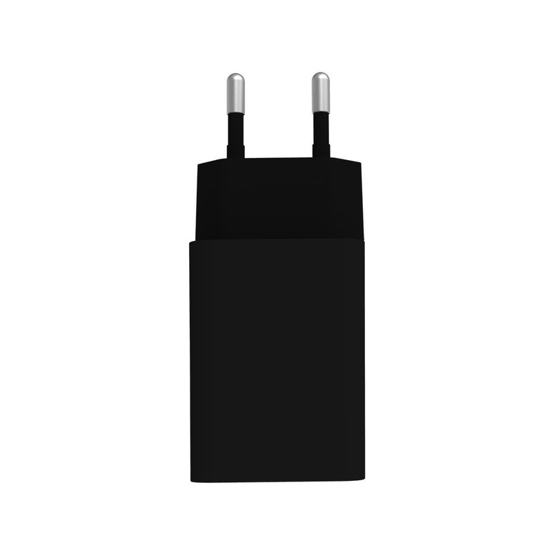 Зарядний пристрій ColorWay 1USB Quick Charge 3.0 (18W) black + cable Type C (CW-CHS013QCC-BK)
