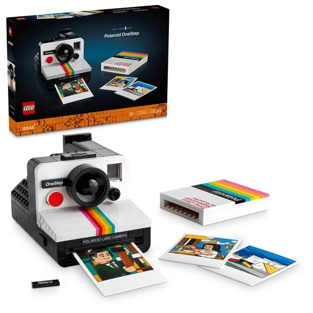 Конструктор LEGO Ideas Фотоапарат Polaroid OneStep SX-70 516 деталей (21345)