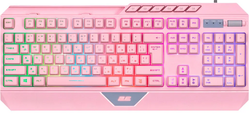 Ігрова клавіатура 2E Gaming KG315 RGB USB Pink Ukr (2E-KG315UPK)