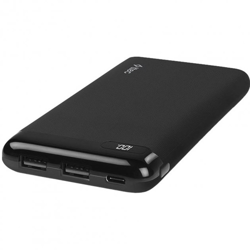 Батарея універсальна Ttec PowerSlim Duo 10000mAh, USB Type-C, USB Type A, 2A, Black (2BB163S)