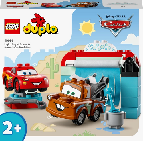 Конструктор LEGO DUPLO Disney Развлечения Молнии МакКвина и Сырника на автомойке 29 деталей (10996)