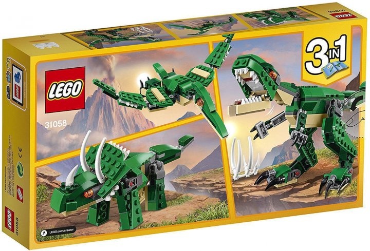 Конструктор LEGO Creator Могутні динозаври 174 деталей (31058)