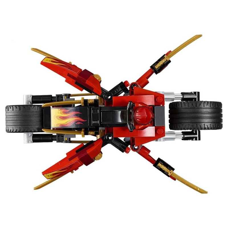 Конструктор LEGO Мотоцикл-клинок Кая та снігохід Зейна (70667)