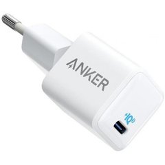 Зарядний пристрій Anker PowerPort III Nano 20W USB-C (White) (А2633G22)
