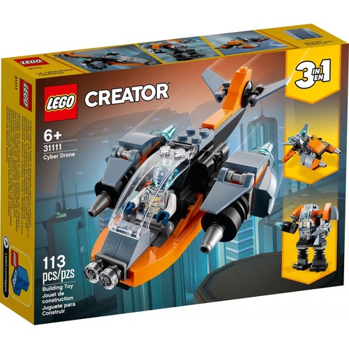 Конструктор LEGO Creator Кібердрон 113 деталей (31111)