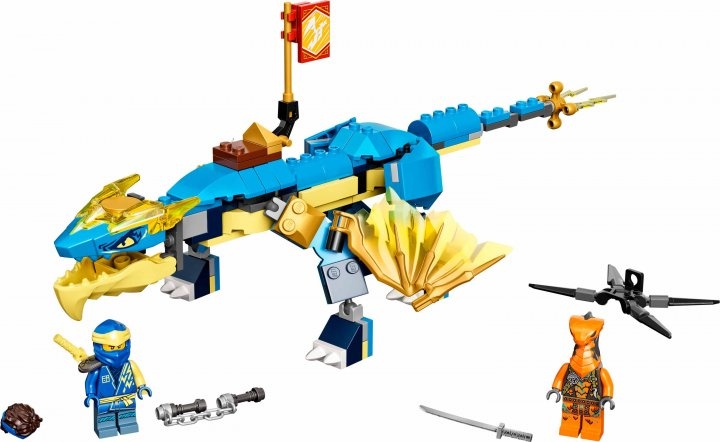 Конструктор LEGO NINJAGO Дракон бурі Джея EVO 140 деталей (71760)