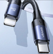 Кабель Usams US-SJ521 U71 Type-C to Lightning 20W PD Fast Charging & Data Cable 1.2m Black (SJ521USB01)