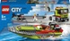 Конструктор LEGO City Great Vehicles Перевізник гоночного катера 238 деталей (60254)