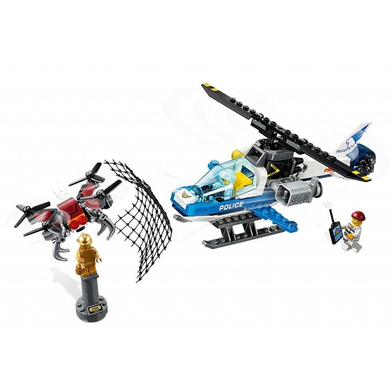 Конструктор LEGO City Воздушная полиция: погоня дронов 192 детали (60207)