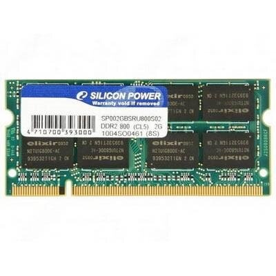 Модуль памяти для ноутбука SoDIMM DDR2 2GB 800 MHz Silicon Power (SP002GBSRU800S02)
