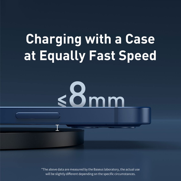 Беспроводное зарядное устройство для Baseus Digital LED Display Gen 2 Wireless Charger 15W Black (CCED000001)
