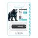 Флеш-накопичувач Flash Wibrand USB 2.0 Grizzly 8Gb Black (WI2.0/GR8P3B)