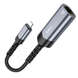 Мережевий адаптер HOCO UA26 iPhone ethernet adapter 100 Mbps Metal Gray (6942007611978)