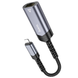 Мережевий адаптер HOCO UA26 iPhone ethernet adapter 100 Mbps Metal Gray (6942007611978)