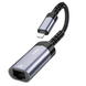 Мережевий адаптер HOCO UA26 iPhone ethernet adapter 100 Mbps Metal Gray (6942007611978)