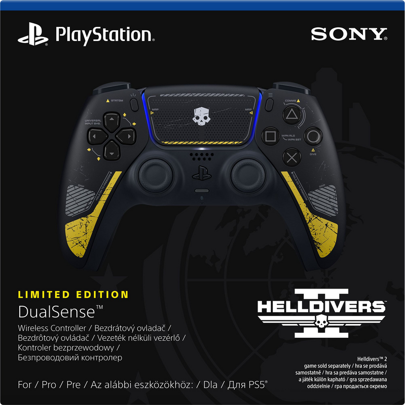 Геймпад Sony PlayStation 5 Dualsense Helldivers 2 Limited Edition (1000047305), Чорний
