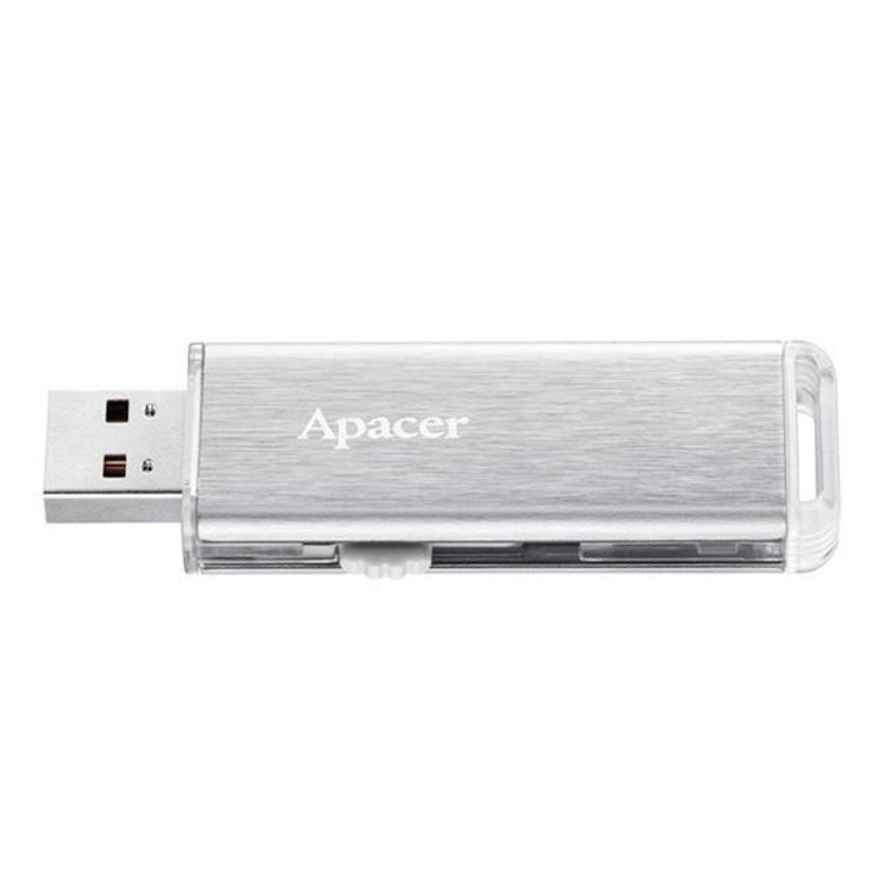 USB флеш накопичувач Apacer 16GB AH33A Silver USB 2.0 (AP16GAH33AS-1)
