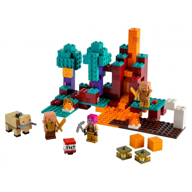 Конструктор LEGO Minecraft Спотворений ліс (21168)