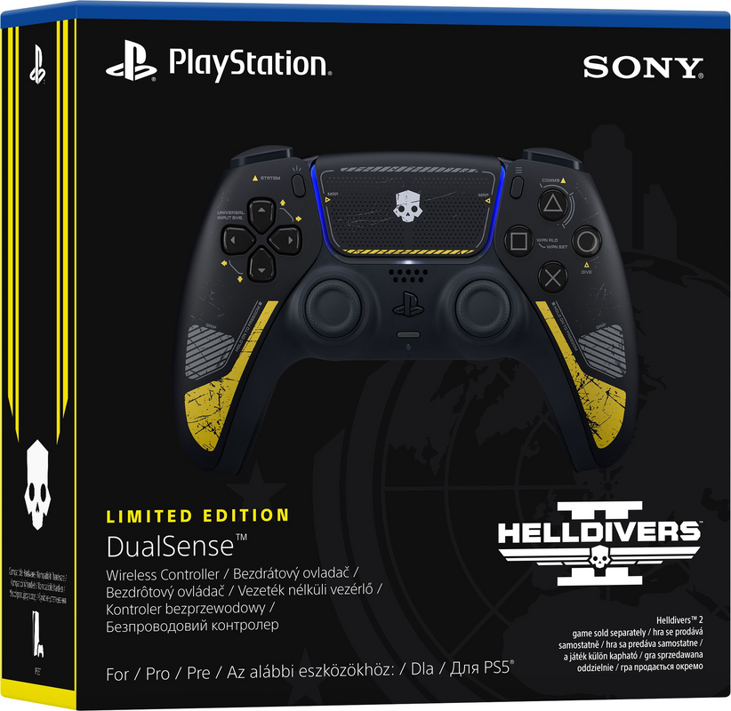 Геймпад Sony PlayStation 5 Dualsense Helldivers 2 Limited Edition (1000047305), Чорний