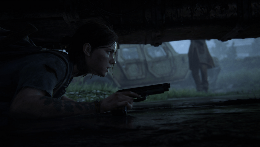 Игра PS4 The Last of Us Part II 2шт(play+data) Русский Озвучка (Б.У.)
