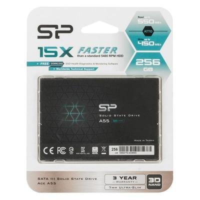 Накопичувач SSD 2.5" 256GB Silicon Power (SP256GBSS3A55S25)"