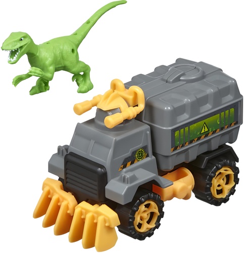 Ігровий набір Road Rippers машинка і динозавр Raptor green (20075)