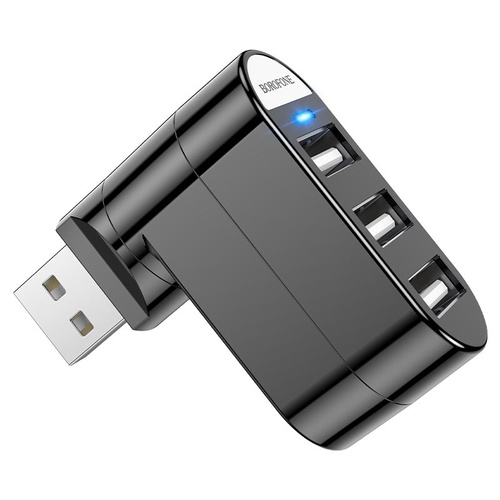 Адаптер Borofone DH3 three-port USB splitter