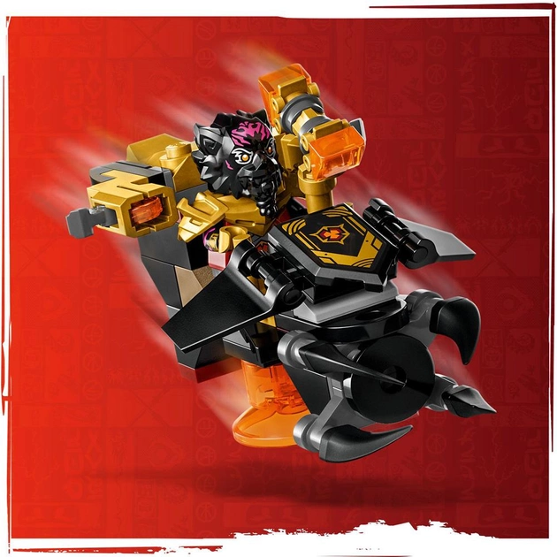Конструктор LEGO Ninjago Вулканический Дракон, трансформирующий Хитвейва 479 деталей (71793)
