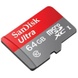 Карта памяти SANDISK 64GB microSD Class 10 UHS-I Ultra (SDSQUNS-064G-GN3MN)