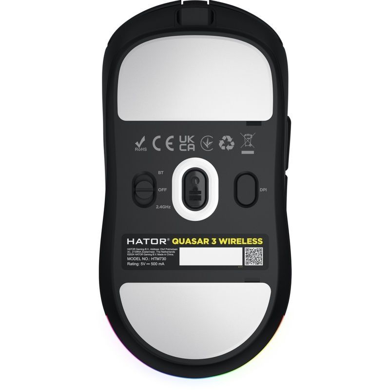 Мишка Hator Quasar 3 Wireless Black (HTM730)