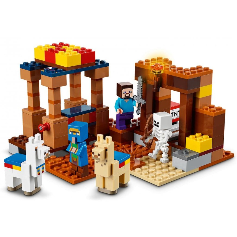 Конструктор LEGO Minecraft Торговый пост 201 деталь (21167)