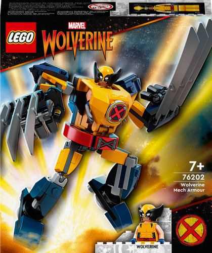Конструктор LEGO Super Heroes Marvel Росомаха: робот 142 деталі (76202)