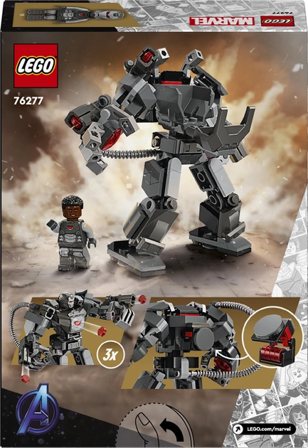 Конструктор LEGO Super Heroes Робот Боевой машины 154 деталей (76277)