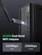 WI-FI-адаптер UGREEN CM496 AC650 High-Gain Dual Band Wireless USB Adapter(UGR-90339)
