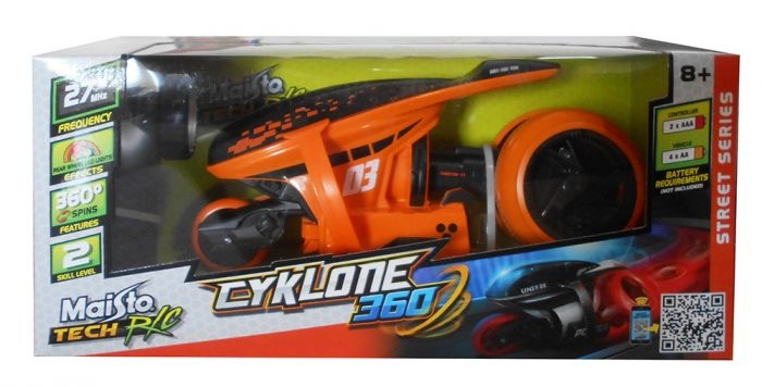 Іграшковий мотоцикл Maisto Cyclone 360 на радіокеруванні (82066)