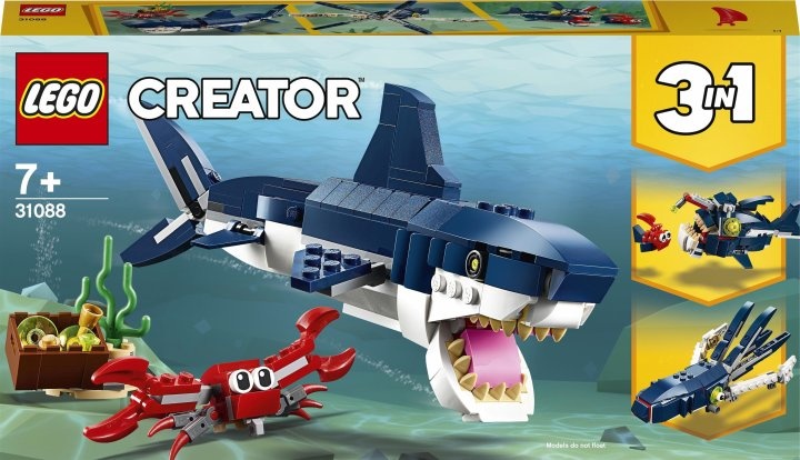 Конструктор LEGO Creator Обитатели морских глубин 230 деталей (31088)