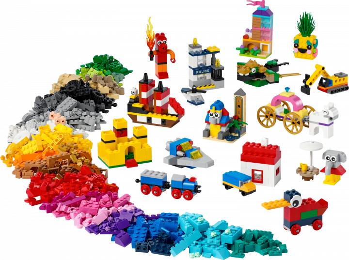 Конструктор LEGO Classic 90 років гри 1100 деталей (11021)