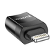Адаптер HOCO UA17 iP Male to Type-C female USB2.0 adapter Black (6931474761996)