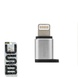 Переходник Remax OTG Micro USB to Lightning Silver (RA-USB2)