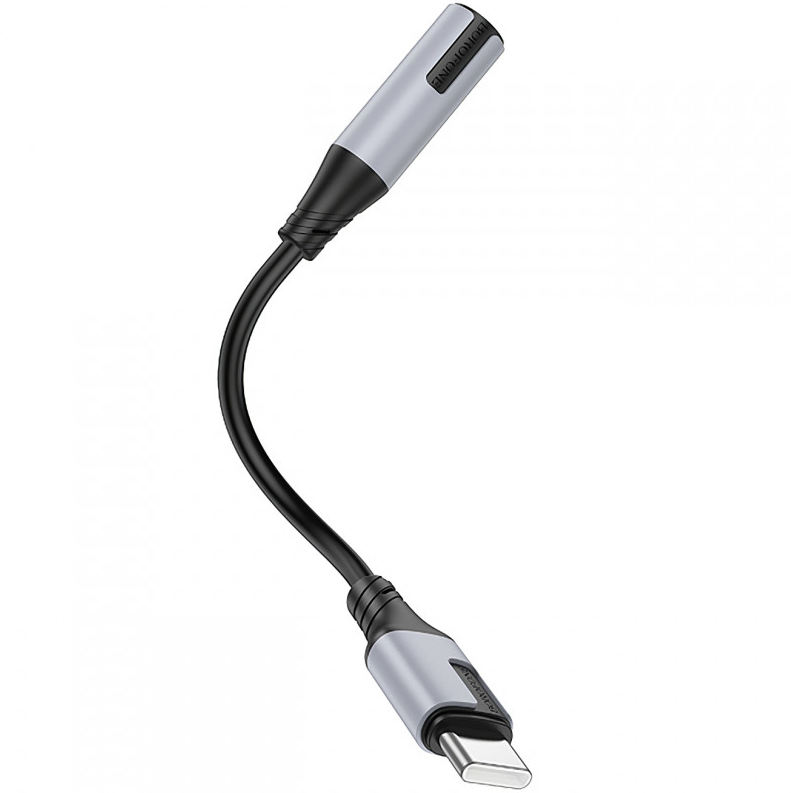 Адаптер BOROFONE BV19 Creator digital audio converter Type-C to 3.5mm Black