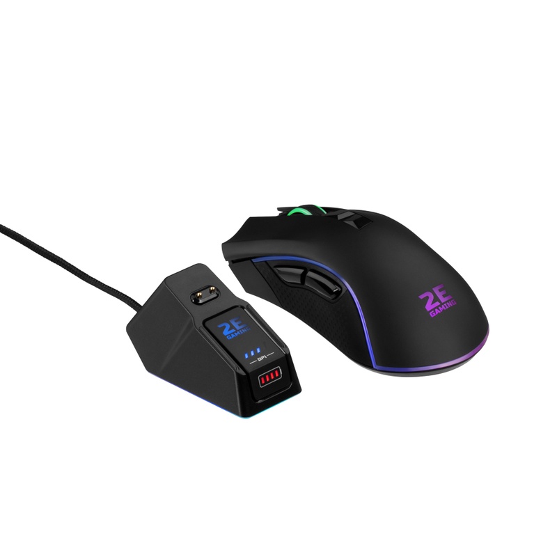 Ігрова мишка 2E Gaming MG340 Wireless RGB Black (2E-MG340UB-WL)