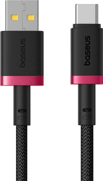 Кабель Baseus Dura Series Fast Charging Cable USB to Type-C 60W 1m Red+Black (P10377802U01-01)
