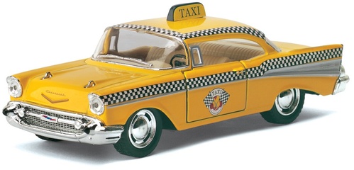 Машинка Kinsmart Chevrolet Bel Air (Taxi) 1957 1:40 KT5360W