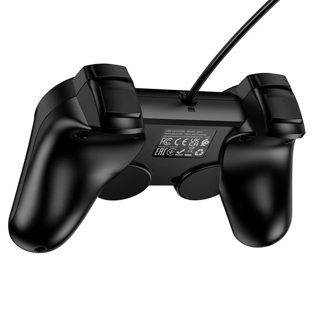 Геймпад проводной HOCO GA3 Fast link wired game controller Black (6942007666619)