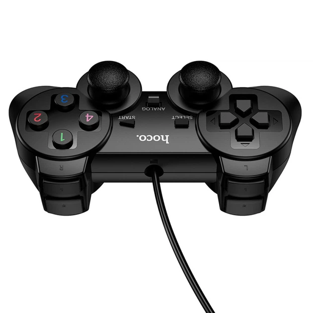 Геймпад проводной HOCO GA3 Fast link wired game controller Black (6942007666619)