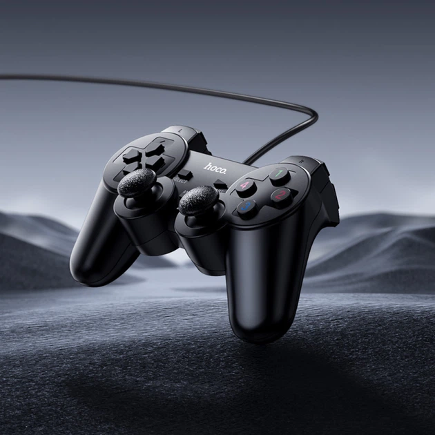 Геймпад проводной HOCO GA3 Fast link wired game controller Black (6942007666619)