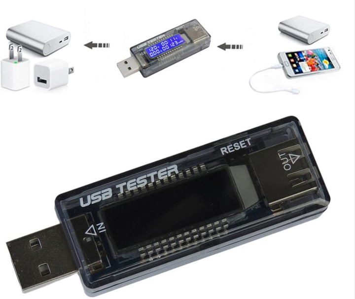 Адаптер Dynamode USB tester 3-20V/0-3A (KWS-V21)