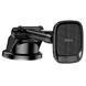 Держатель для мобильного HOCO CA116 Blue Shark Center Console Magnetic Car Holder Black Metal Gray (6931474777874)