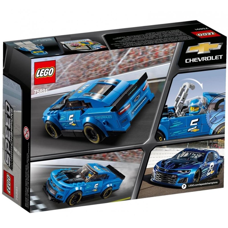 Конструктор LEGO Speed Champions Гоночный автомобиль Chevrolet Camaro ZL1 (75891)