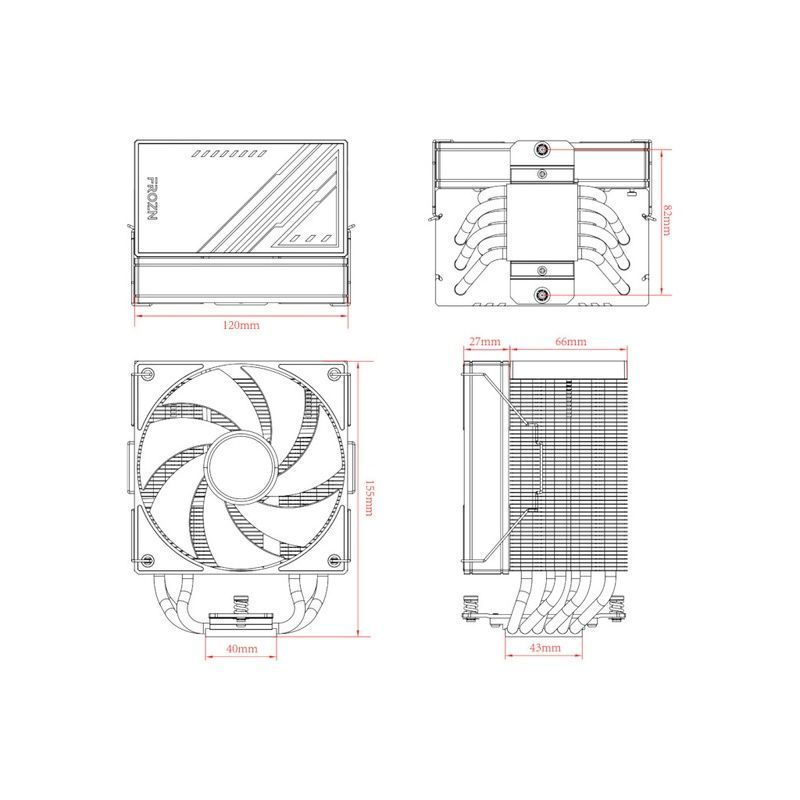 Кулер для процессора ID-Cooling Frozn A610 ARGB (FROZN A610 ARGB)